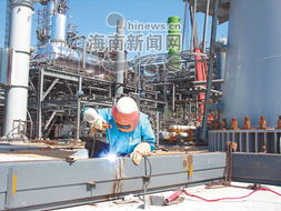 中海油東方化工城工人為海南大工業(yè)甘灑汗水